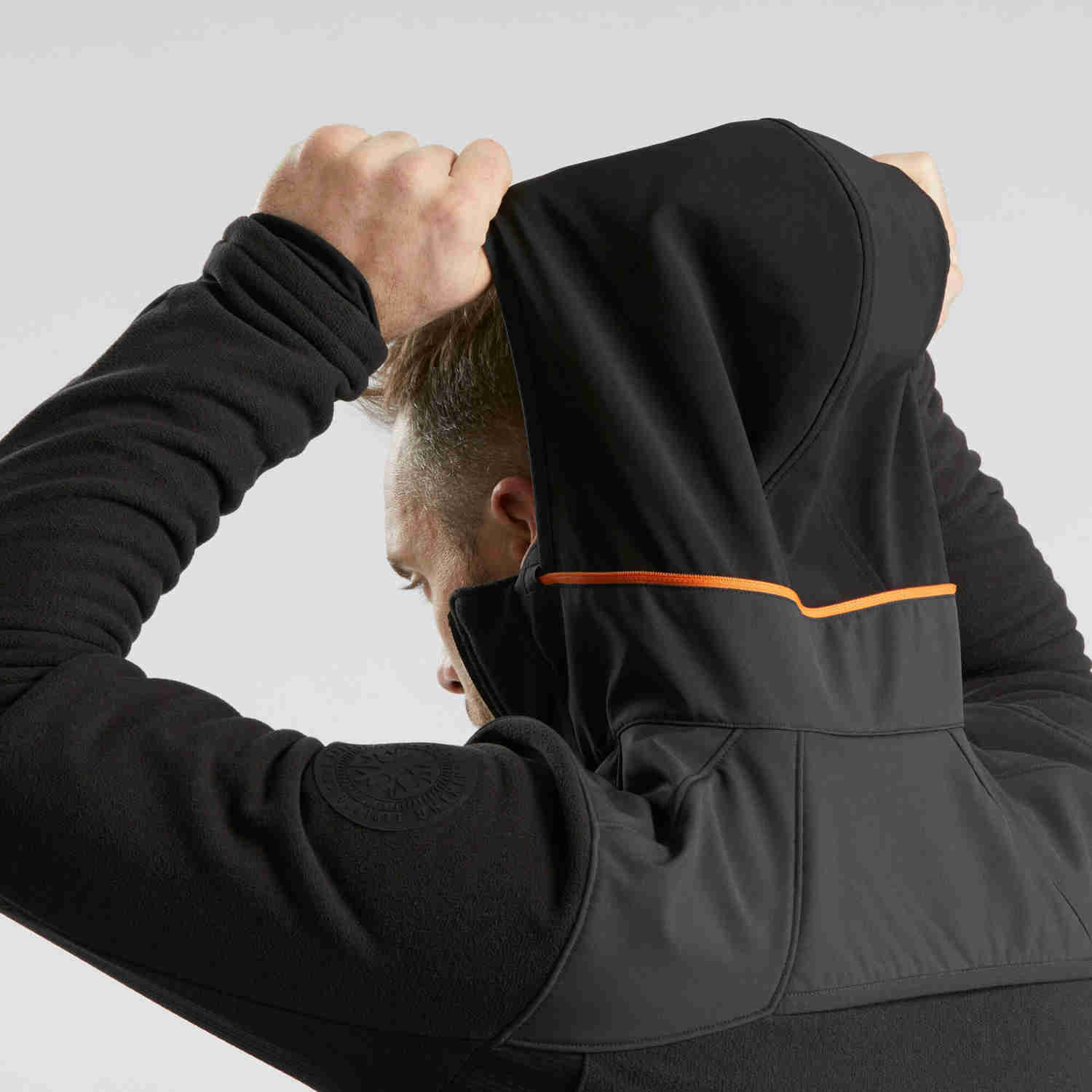Quechua Men's Waterproof Hiking Fleece Jacket - SH500