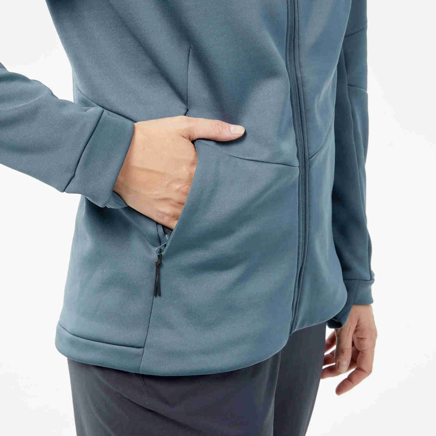 Women's Mont Blanc-Inspired Stretch Fleece Jacket for Hiking - MH520