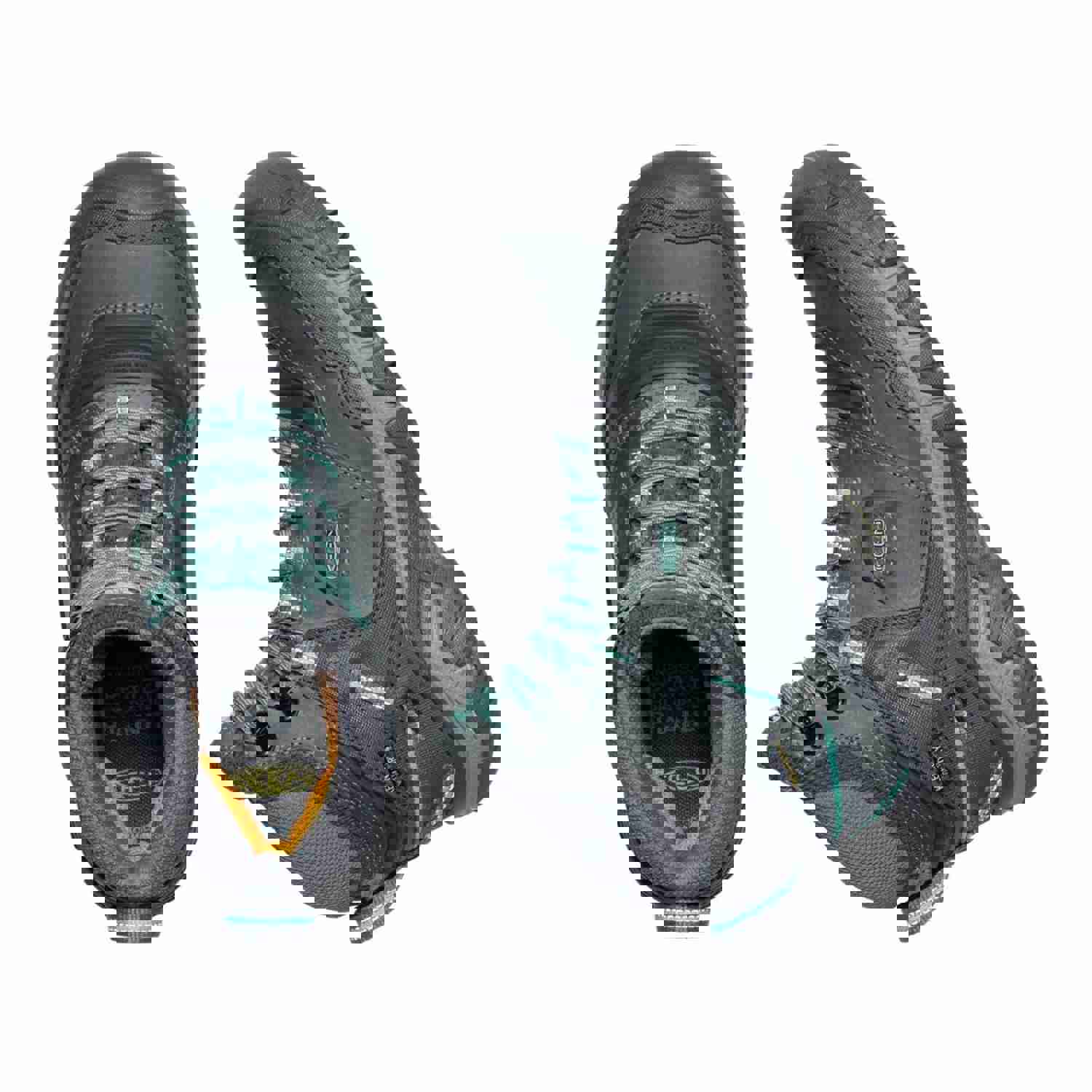 KEEN Women's Ridge Flex Mid Waterproof Hiking Boot - Steel Grey/Porcelain