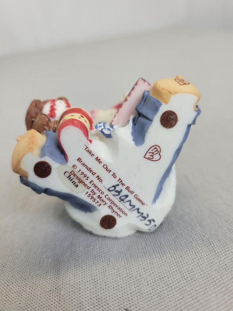 Vintage Marys Moo Moos Baseball Take Me Out To The Bull Game 1995 #159573
