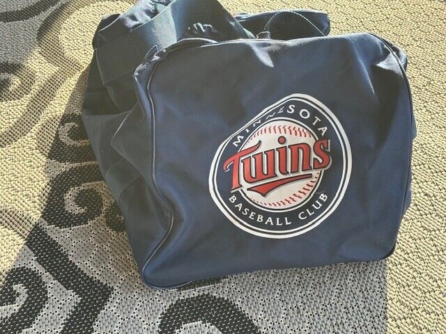 Minnesota Twins Game Used Equipment Duffel Bag