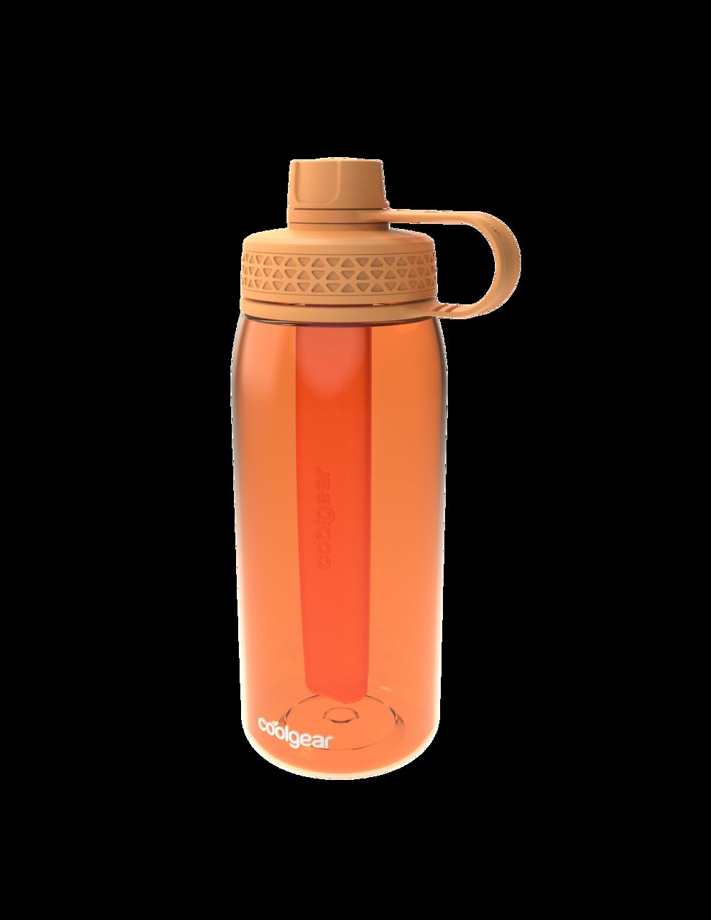 Cool Gear 4-Pack 32 oz System Chugger Bottle with Freezer Stick - Large Capacity Water Bottle for Gym, Outdoors, and Travel