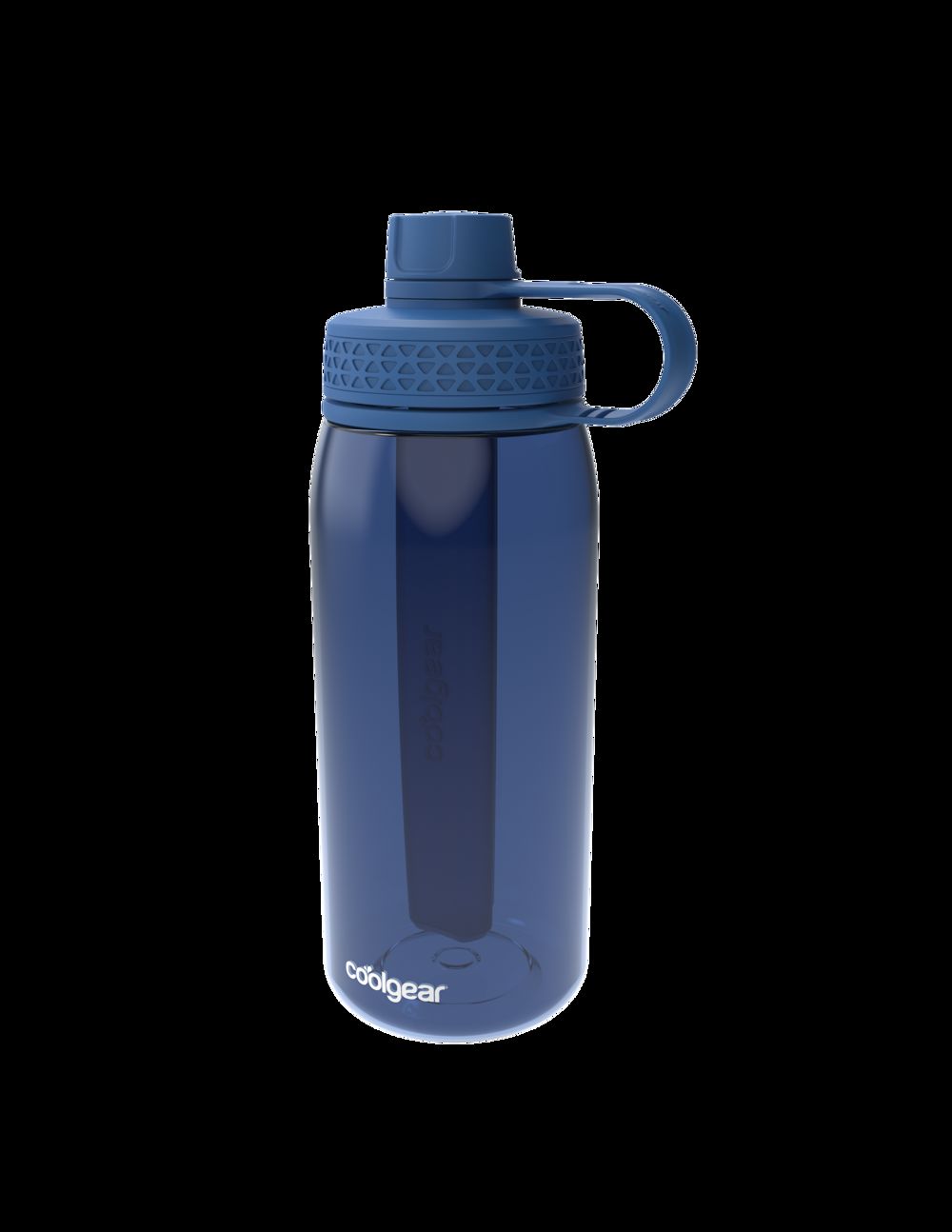 Cool Gear 4-Pack 32 oz System Chugger Bottle with Freezer Stick - Large Capacity Water Bottle for Gym, Outdoors, and Travel