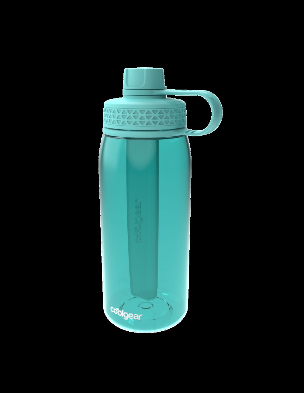 Cool Gear 4-Pack 32 oz System Chugger Bottle with Freezer Stick - Large Capacity Water Bottle for Gym, Outdoors, and Travel