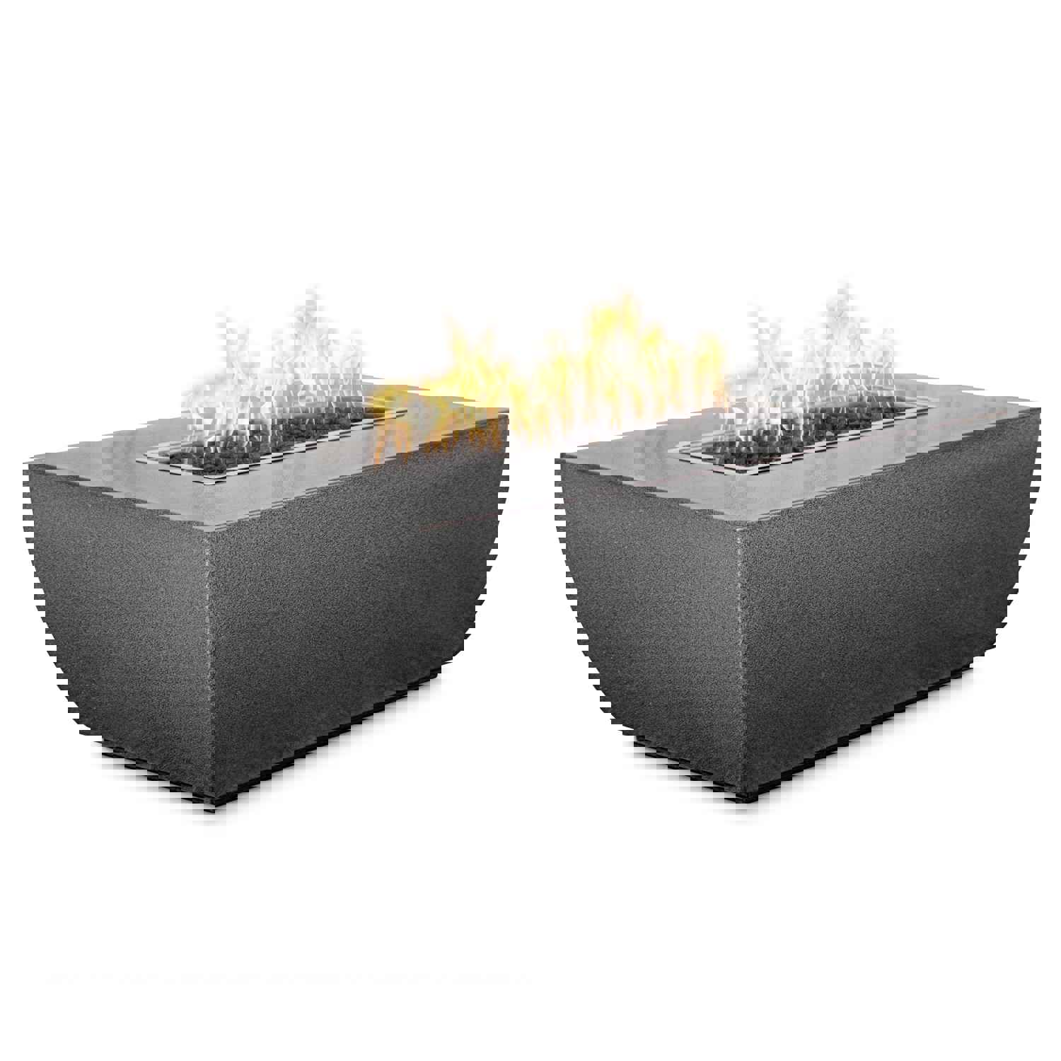 Outdoor Plus Linear Avalon 48 Corten Steel Liquid Propane Fire Pit