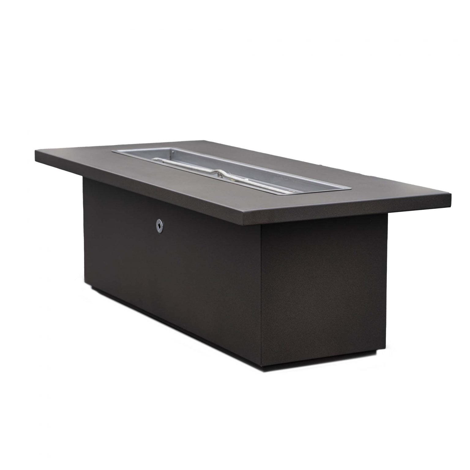 Outdoor Plus Fremont 24 Tall Rectangle Fire Pit with Free Cover