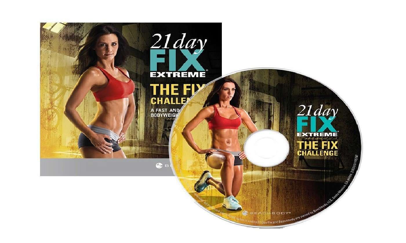 21 Day Fix Extreme Workout Program Deluxe Kit Complete Fitness 4 DVD Set
