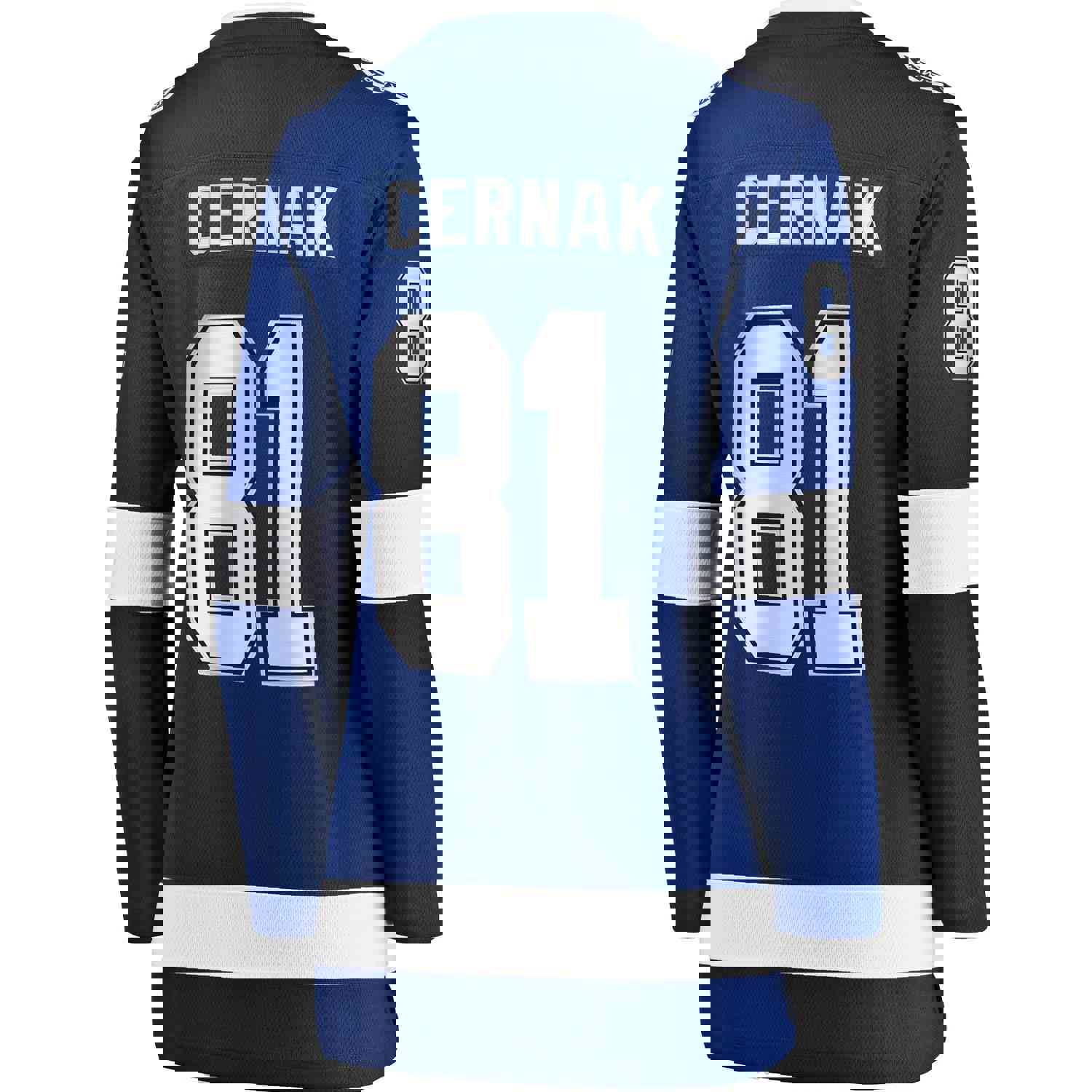 Erik Cernak Tampa Bay Lightning Fanatics Branded Women's Home Breakaway Player Jersey - Blue