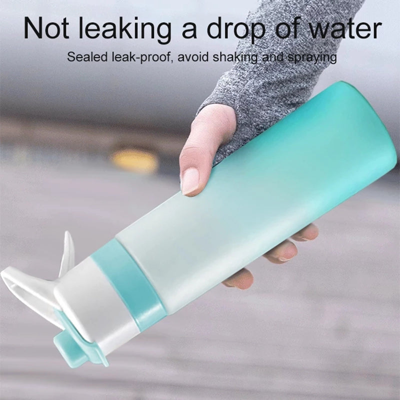 Large Capacity Spray Water Bottle for Outdoor Sports and Fitness