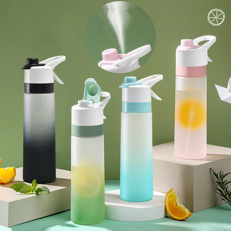 Large Capacity Spray Water Bottle for Outdoor Sports and Fitness