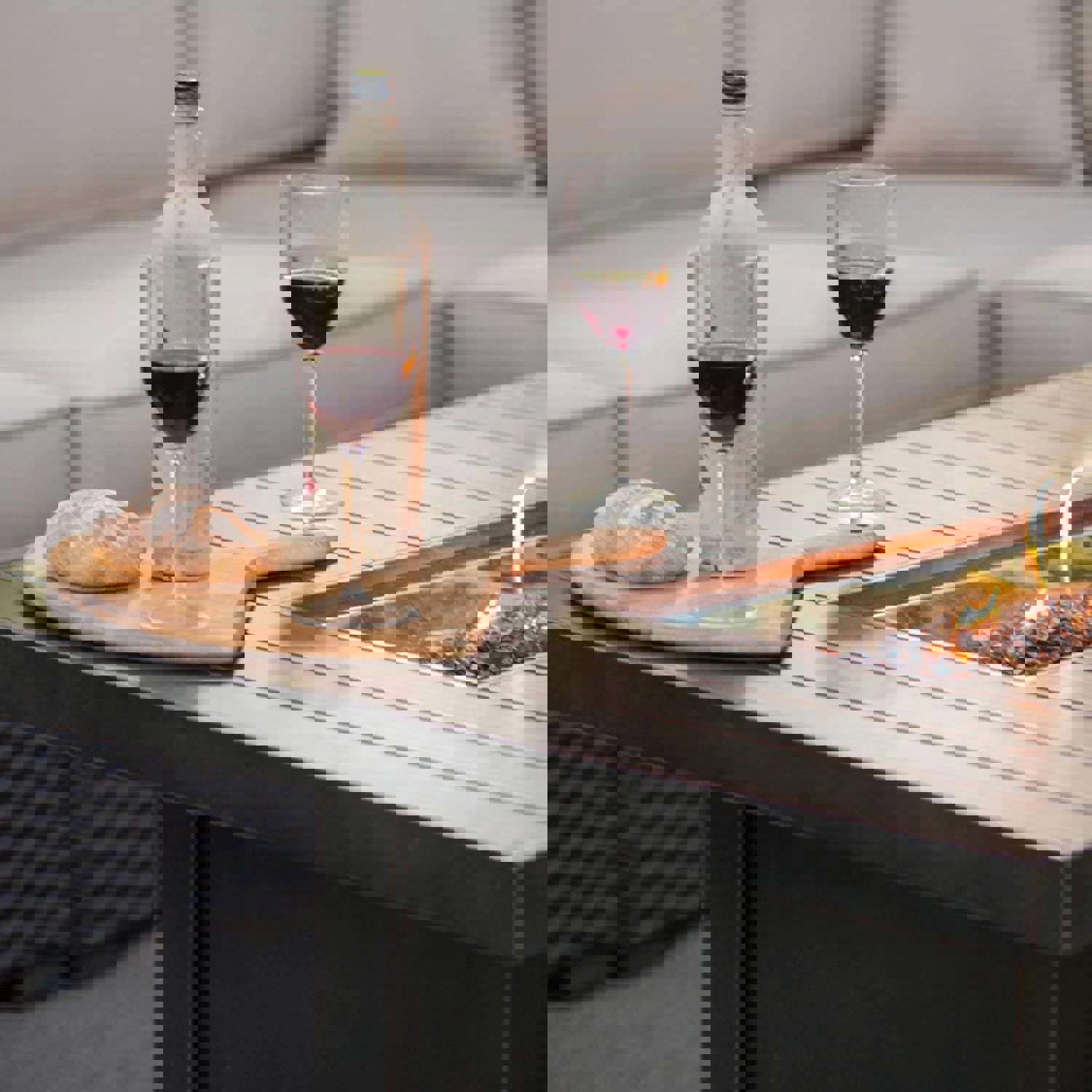 Napoleon St. Tropez Rectangle Propane Patioflame Fire Pit Table