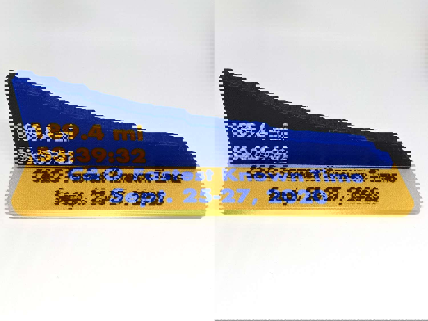 Custom 3D Printed Outdoor Activity Commemorative Keepsake