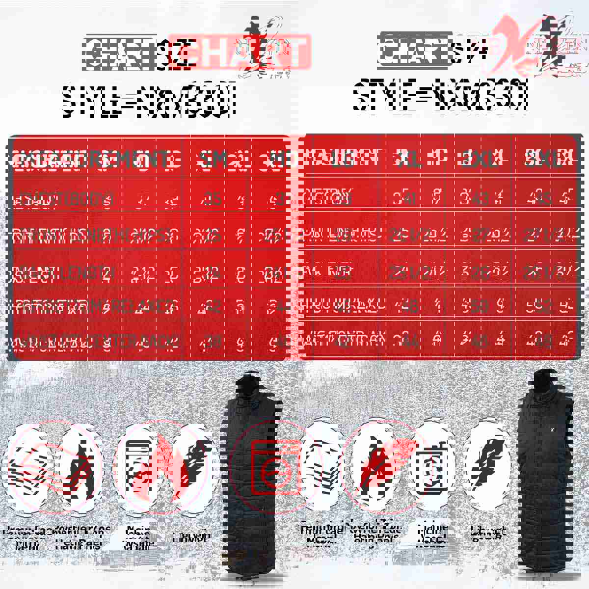 Nexgen Heat Women's NXL4301SET Puffer Black Heated Vest with Rechargeable Battery