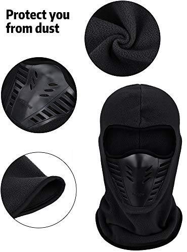 3 Pieces Balaclava Full Face Mask for Skiing, Hunting, and Outdoor Activities