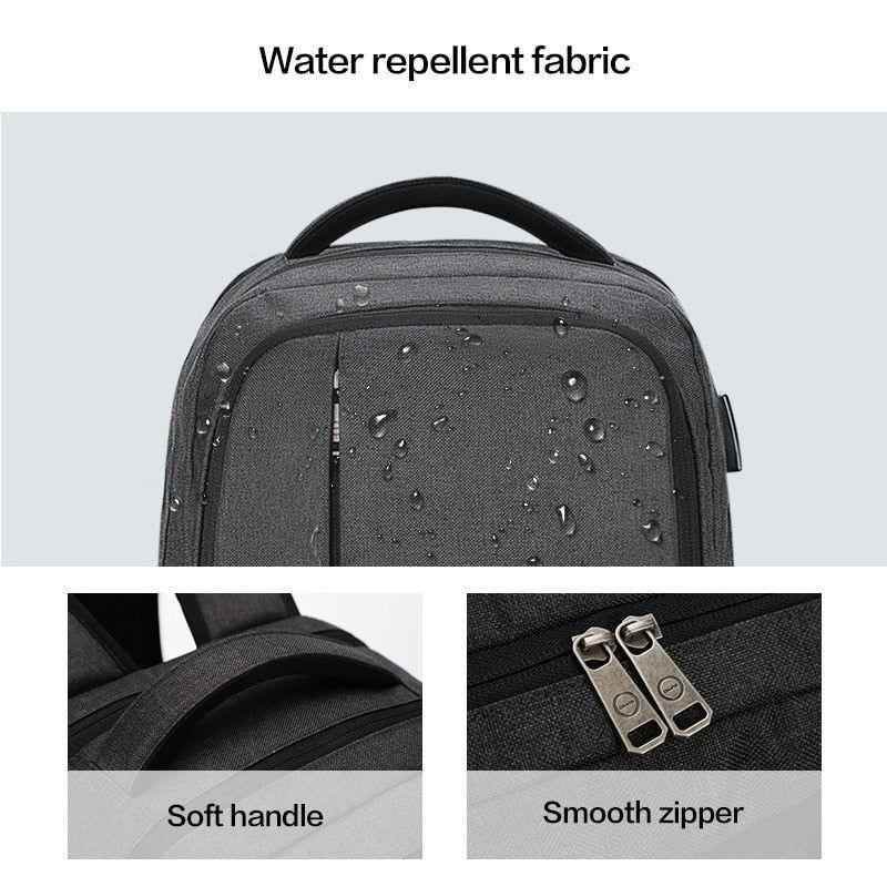 Large Capacity Cool Backpack S01 with USB Charging for Men & Women