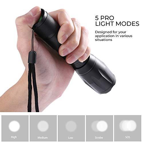 Super Bright LED Tactical Flashlight for Camping, Hiking & Outdoor Activities