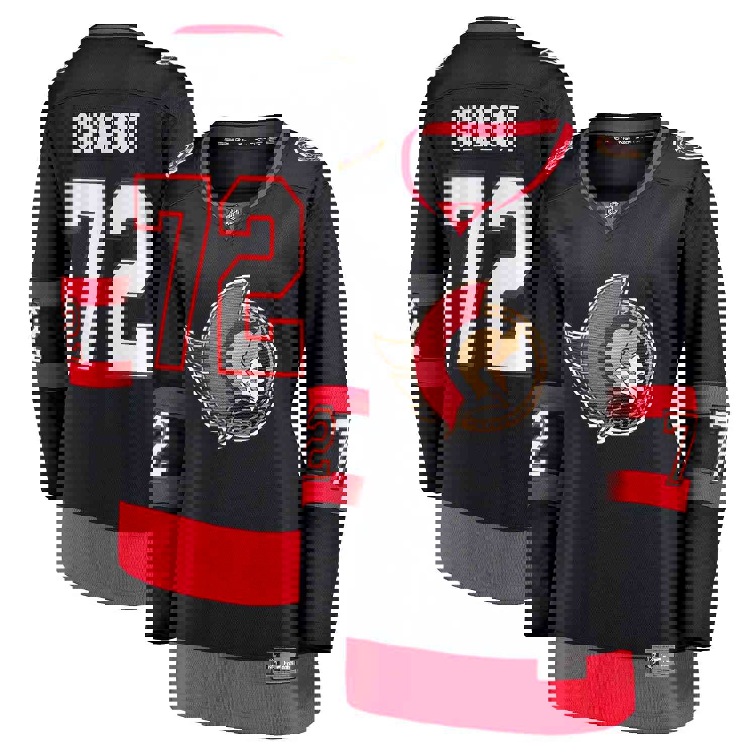 Thomas Chabot Ottawa Senators Fanatics Branded Women's Home Premier Breakaway Player Jersey