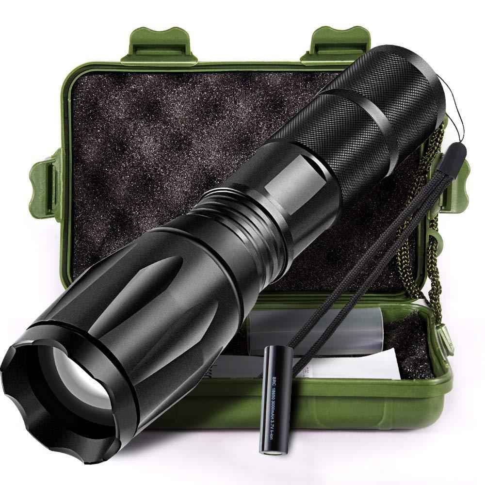 Super Bright LED Tactical Flashlight for Camping, Hiking & Outdoor Activities