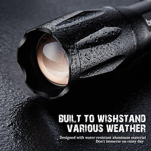 Super Bright LED Tactical Flashlight for Camping, Hiking & Outdoor Activities