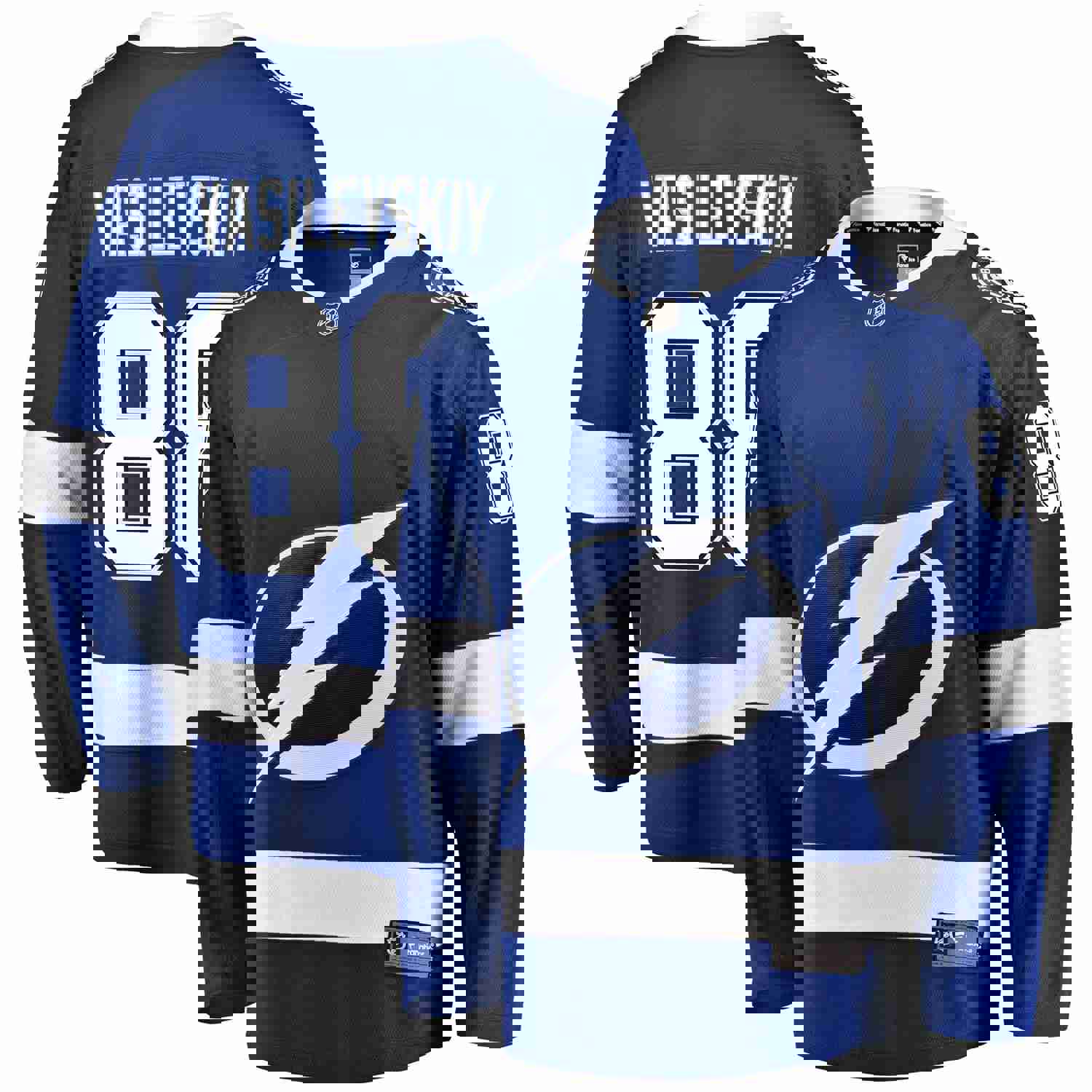 Andrei Vasilevskiy Tampa Bay Lightning Fanatics Branded Premier Breakaway Jersey - Blue