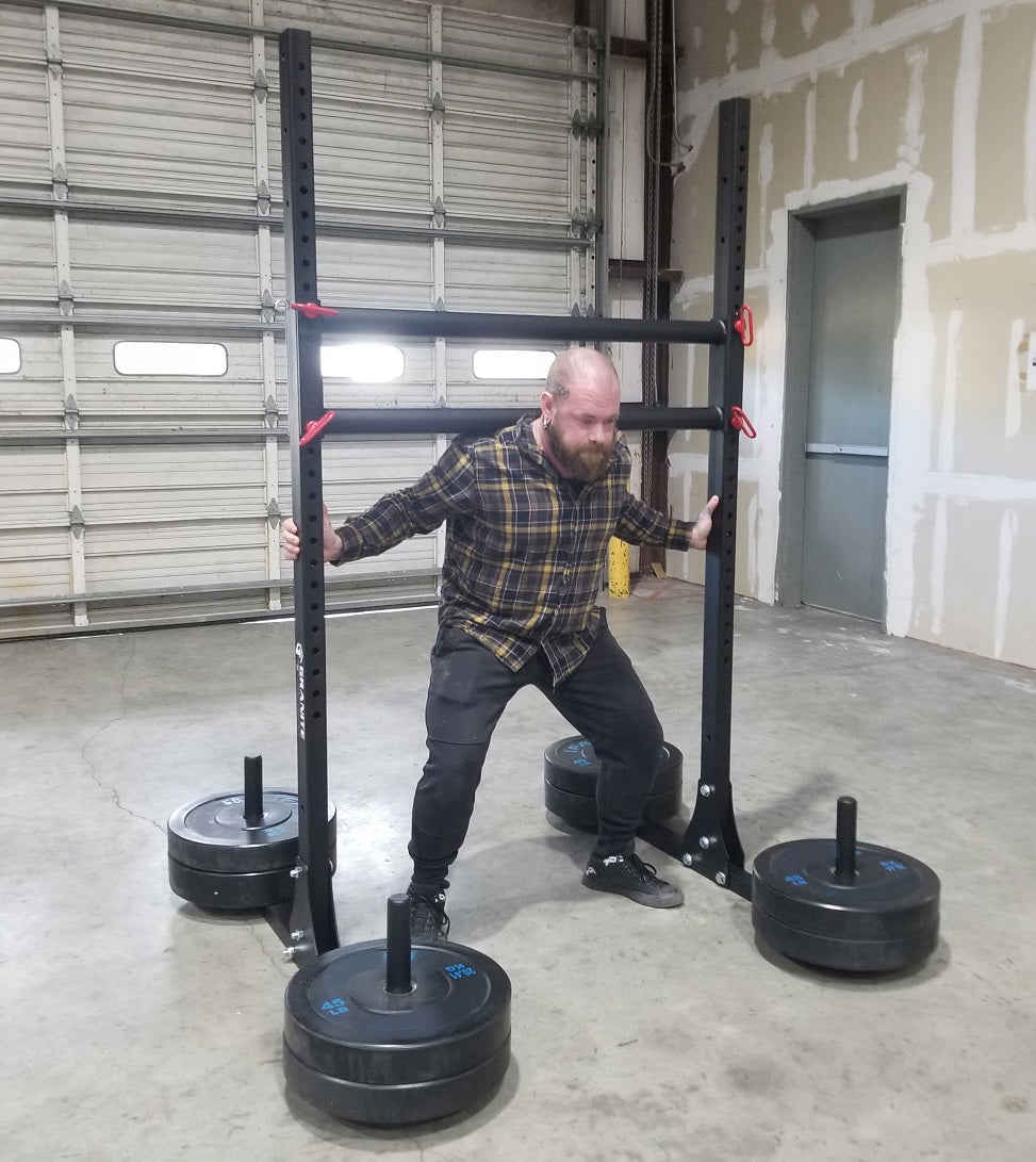 Granite Fitness Type 32 Super Yoke (85 Tall) with J-Hooks - Premium Strongman Equipment