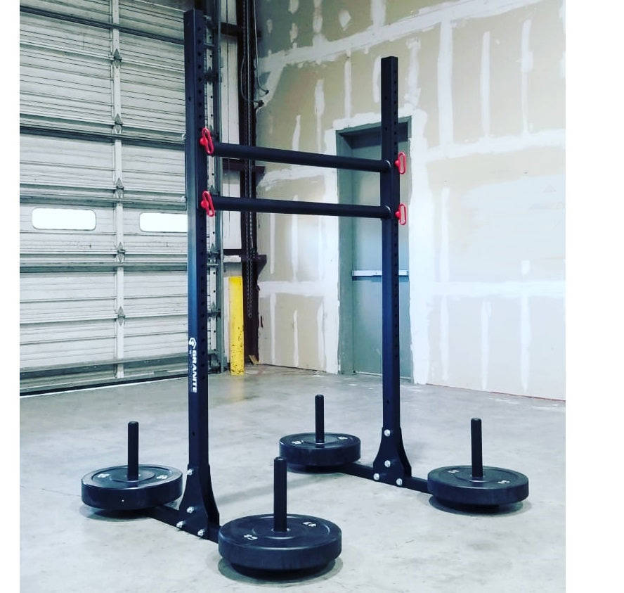 Granite Fitness Type 32 Super Yoke (85 Tall) with J-Hooks - Premium Strongman Equipment