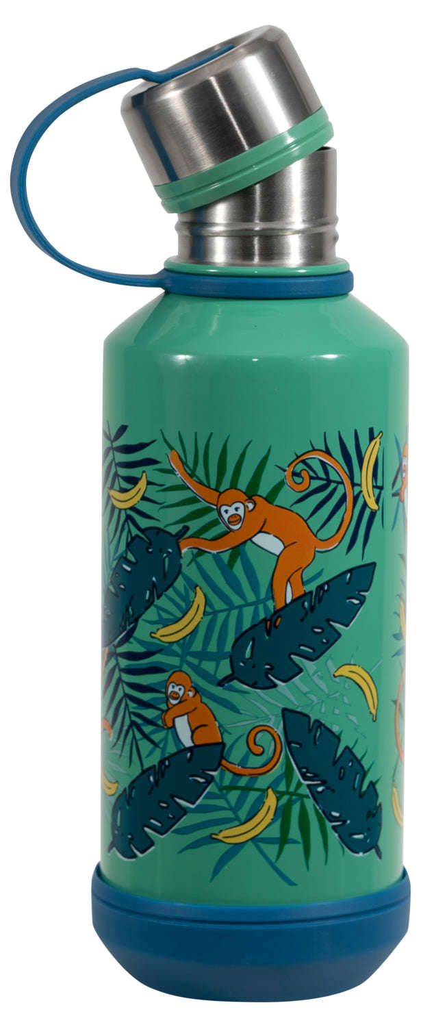 COOL GEAR 4-Pack 16 oz Stainless Steel Vacuum Insulated Water Bottle with Twist Off Cap