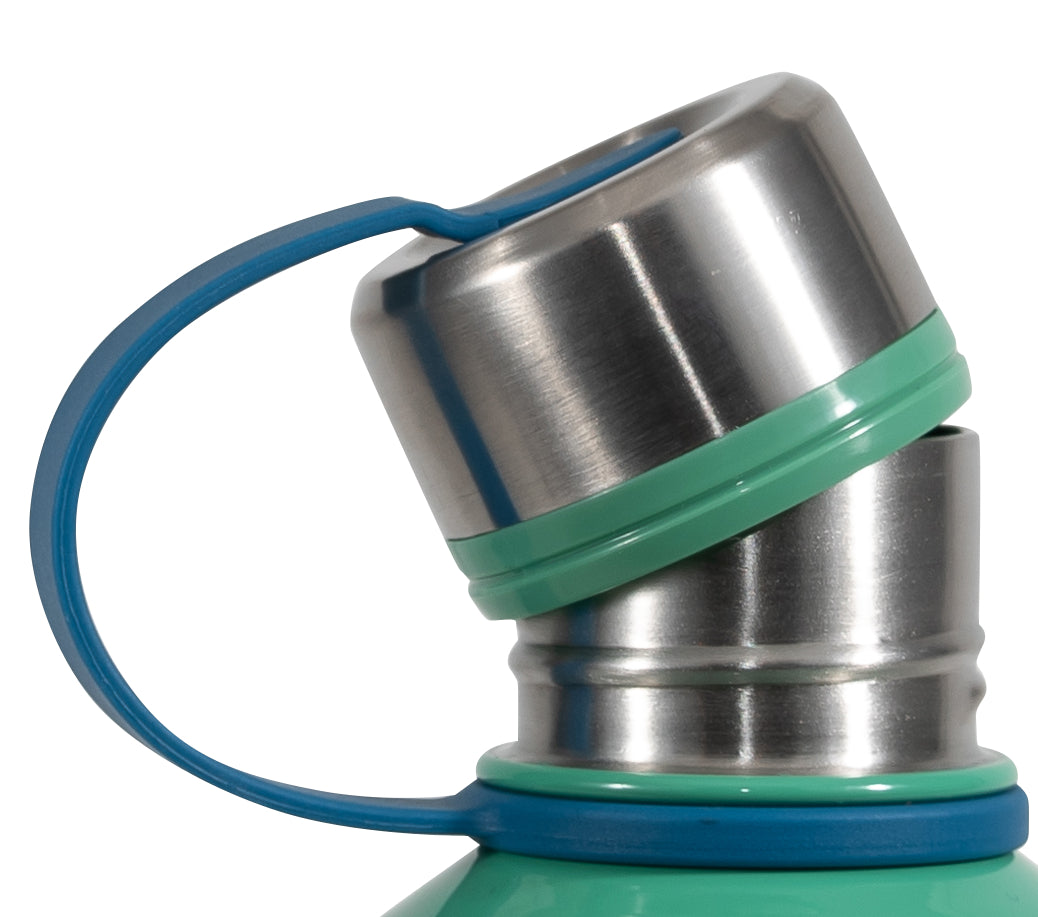 COOL GEAR 4-Pack 16 oz Stainless Steel Vacuum Insulated Water Bottle with Twist Off Cap