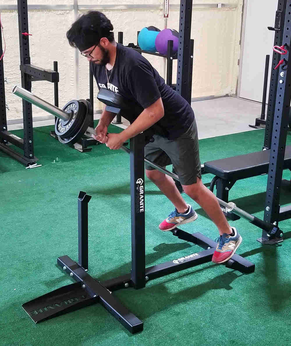 Granite Fitness Chest Supported Landmine Row Bench - Made in USA