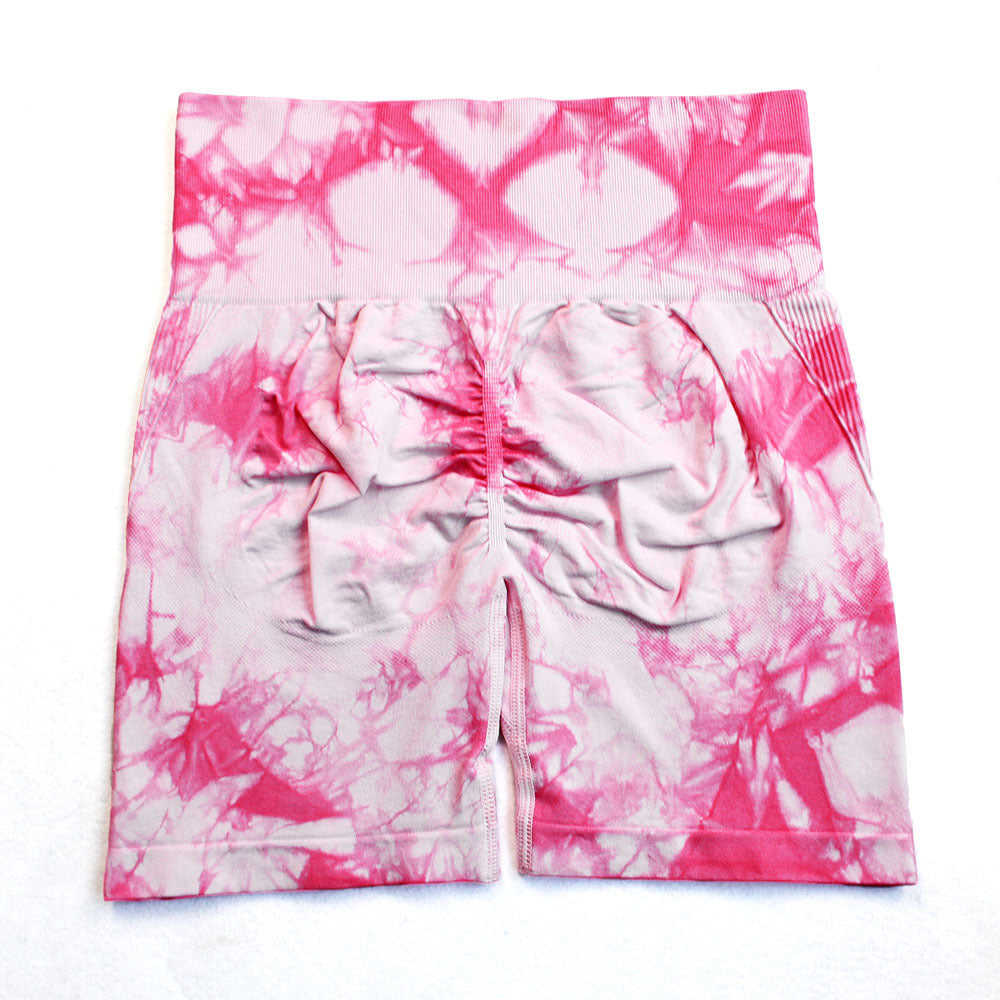 Printed Yoga Fitness Shorts