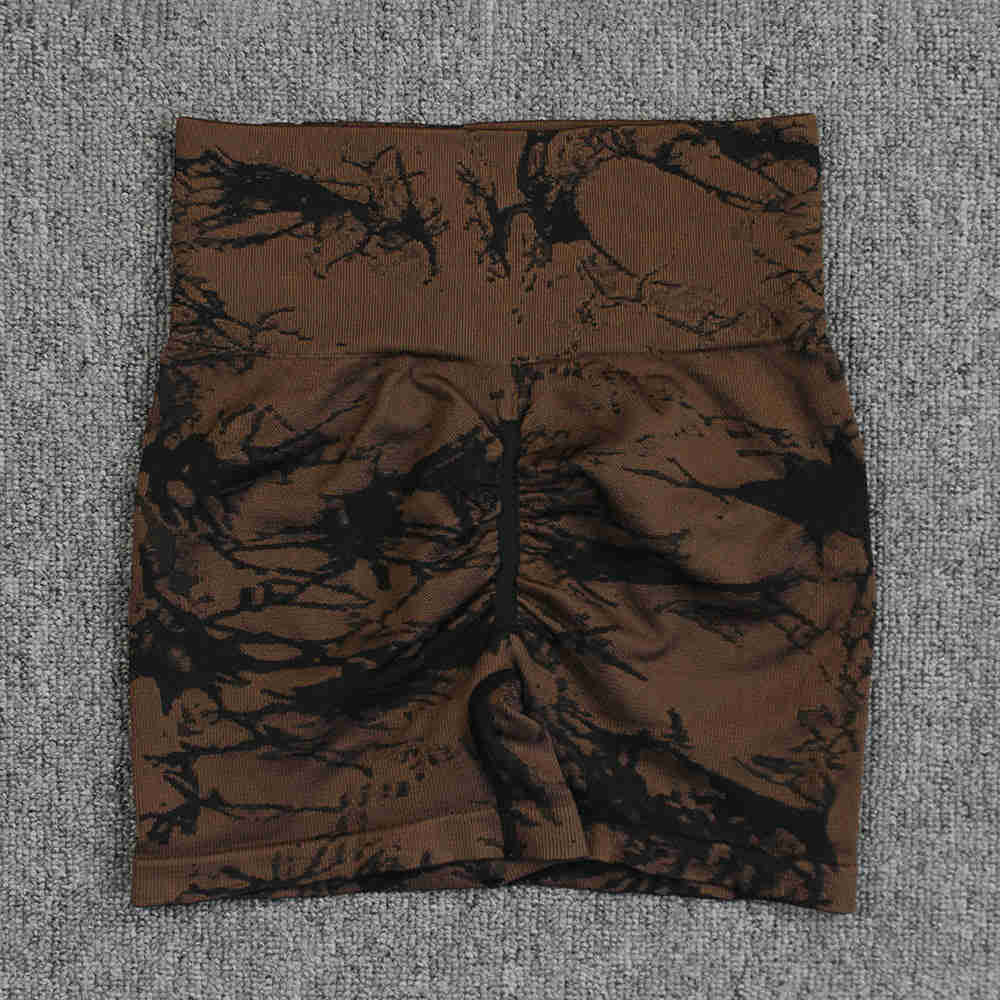 Printed Yoga Fitness Shorts