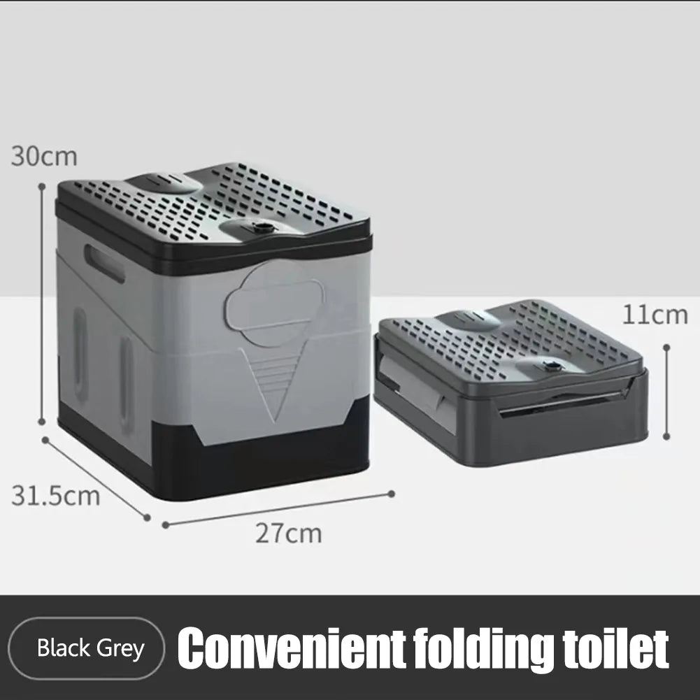 Portable Foldable Waterproof Toilet for Camping and Outdoor Travel