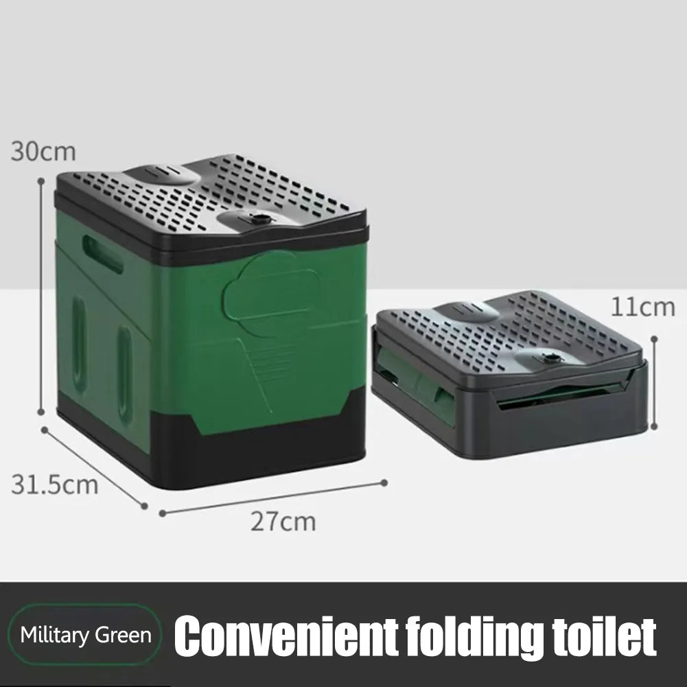 Portable Foldable Waterproof Toilet for Camping and Outdoor Travel