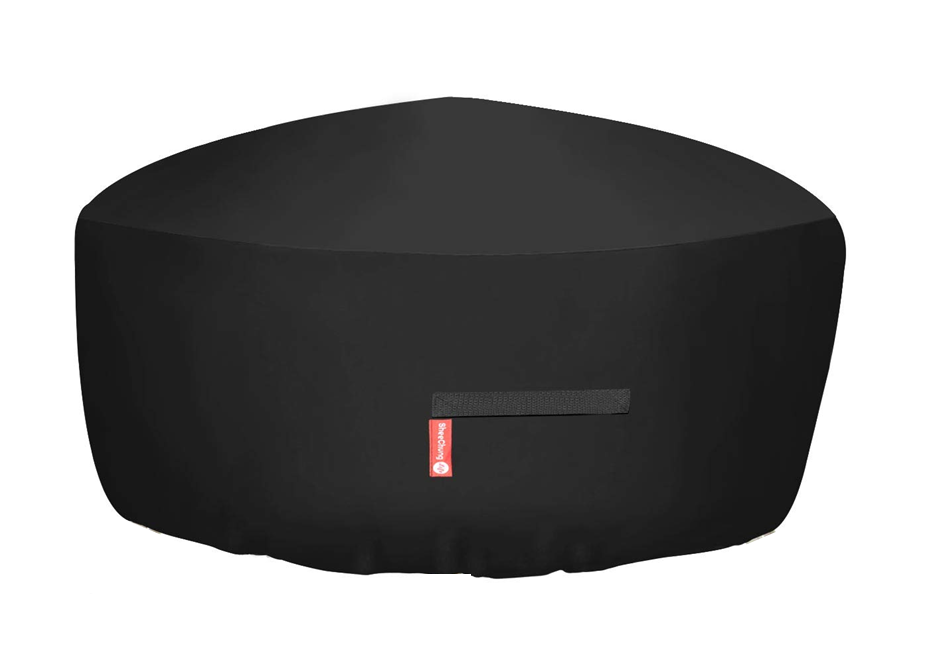 Geo Round Essex Fire Bowl with Electronic Ignition - Free Cover