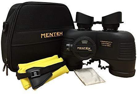 Hooway 7x50 Waterproof Fogproof Military Marine Binoculars with Internal Rangefinder & Compass