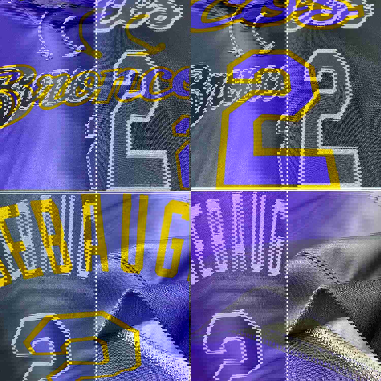 Custom Stitched Black Purple-Gold Gradient Fashion Sports Pullover Sweatshirt Hoodie