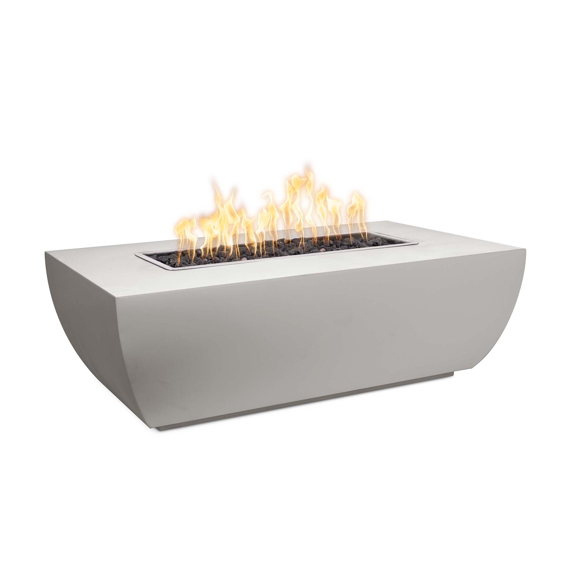 Outdoor Plus Linear Avalon 72 Corten Steel Liquid Propane Fire Pit
