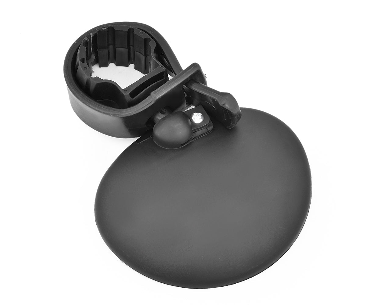 1 Pair Adjustable Bike Mirror for Safer Cycling - Black