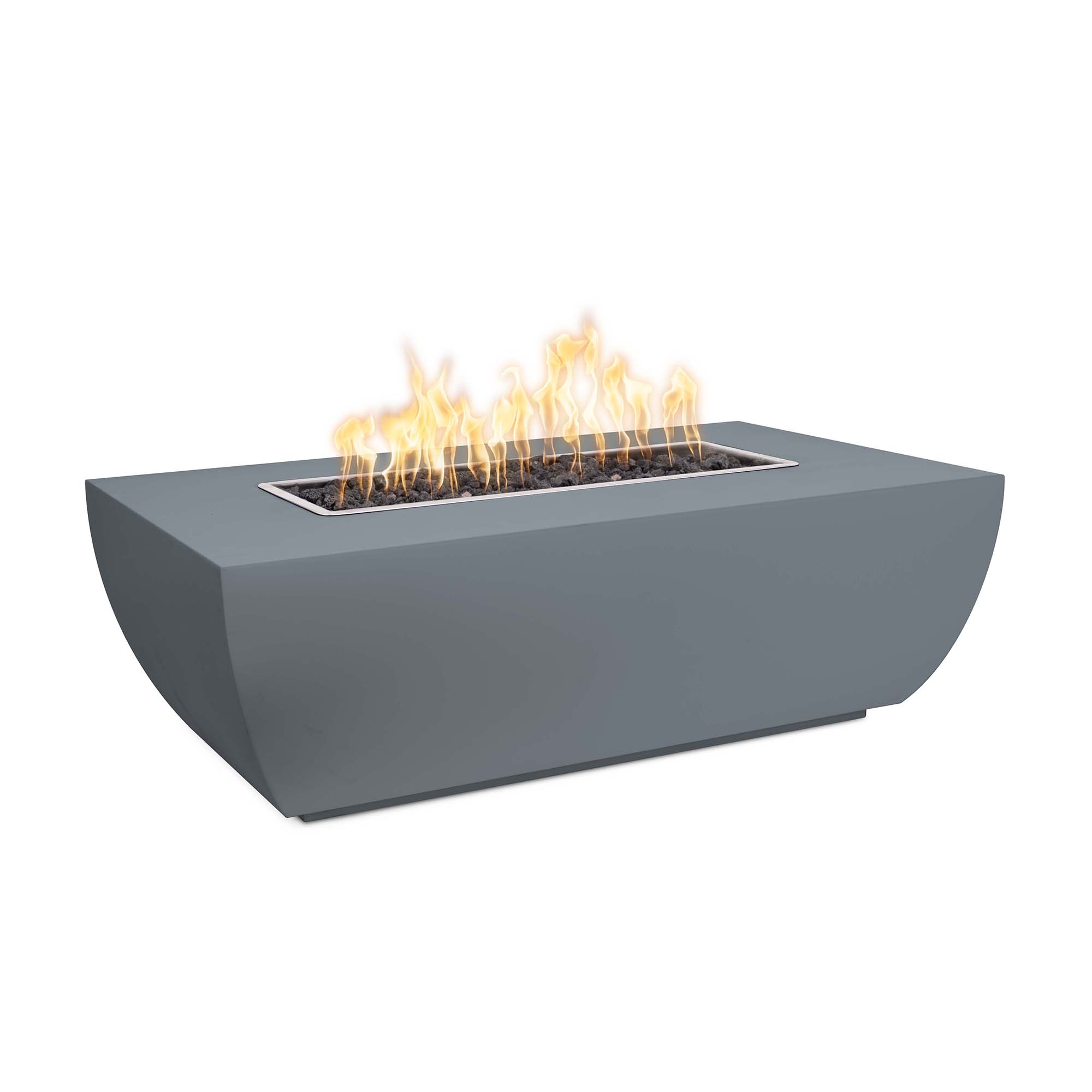 Outdoor Plus Linear Avalon 72 Corten Steel Liquid Propane Fire Pit