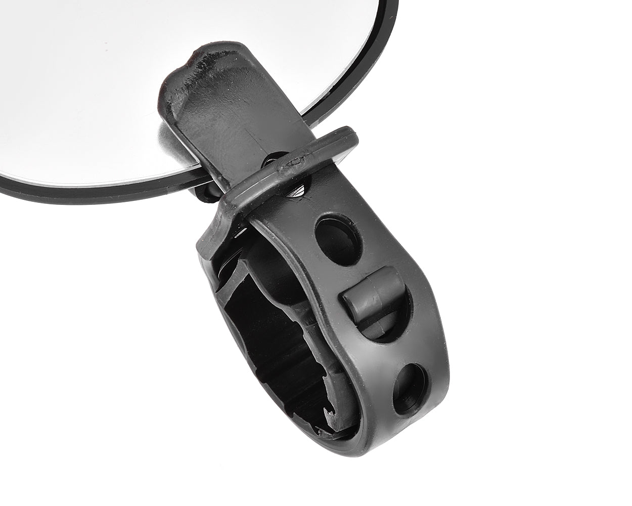 1 Pair Adjustable Bike Mirror for Safer Cycling - Black