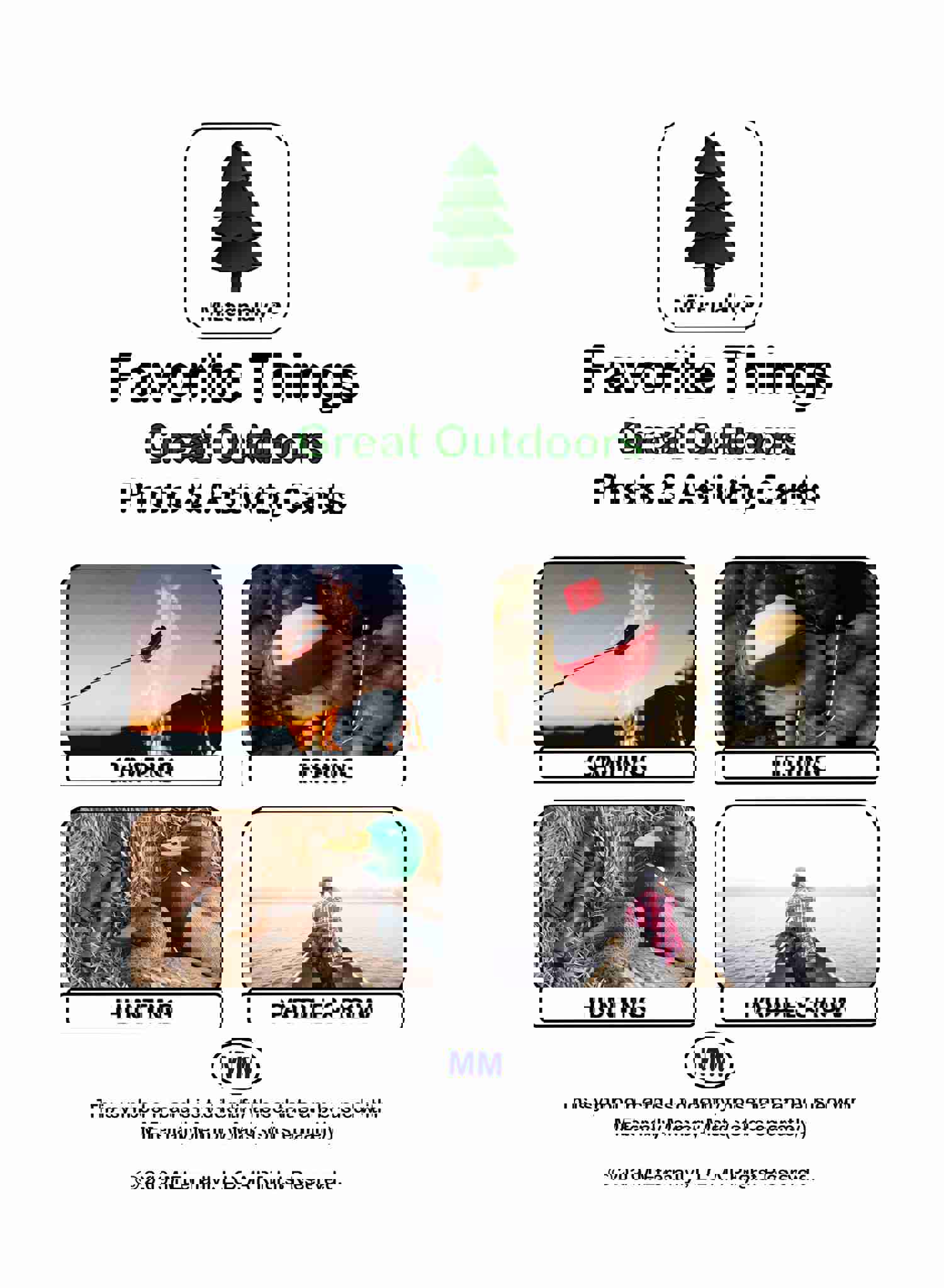 Reminiscence Therapy - Great Outdoors Collection Photo and Activity Cards