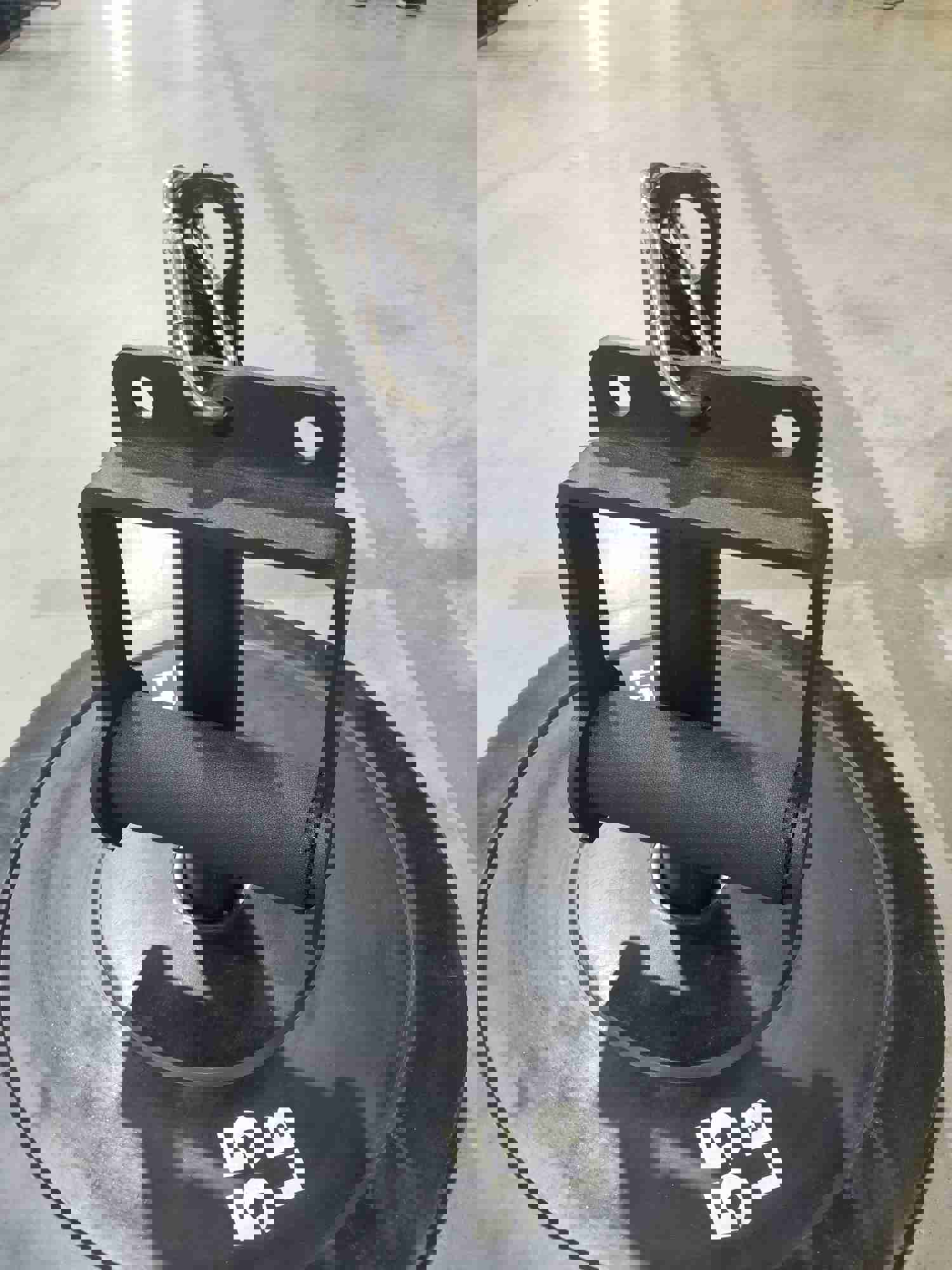 Granite Fitness Hercules 1.9 Rolling Spinning Grip & Carabiner - Made in USA