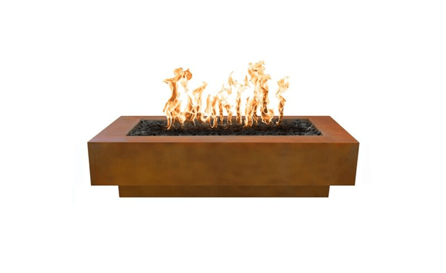 Outdoor Plus Coronado Metal Fire Pit - Modern Statement Piece for Outdoor Areas