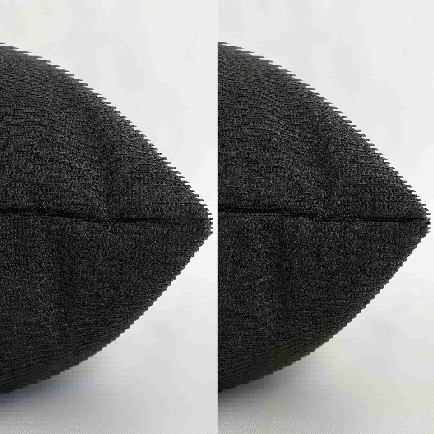 Black Outdoor Pillow Cover - Durable and Modern