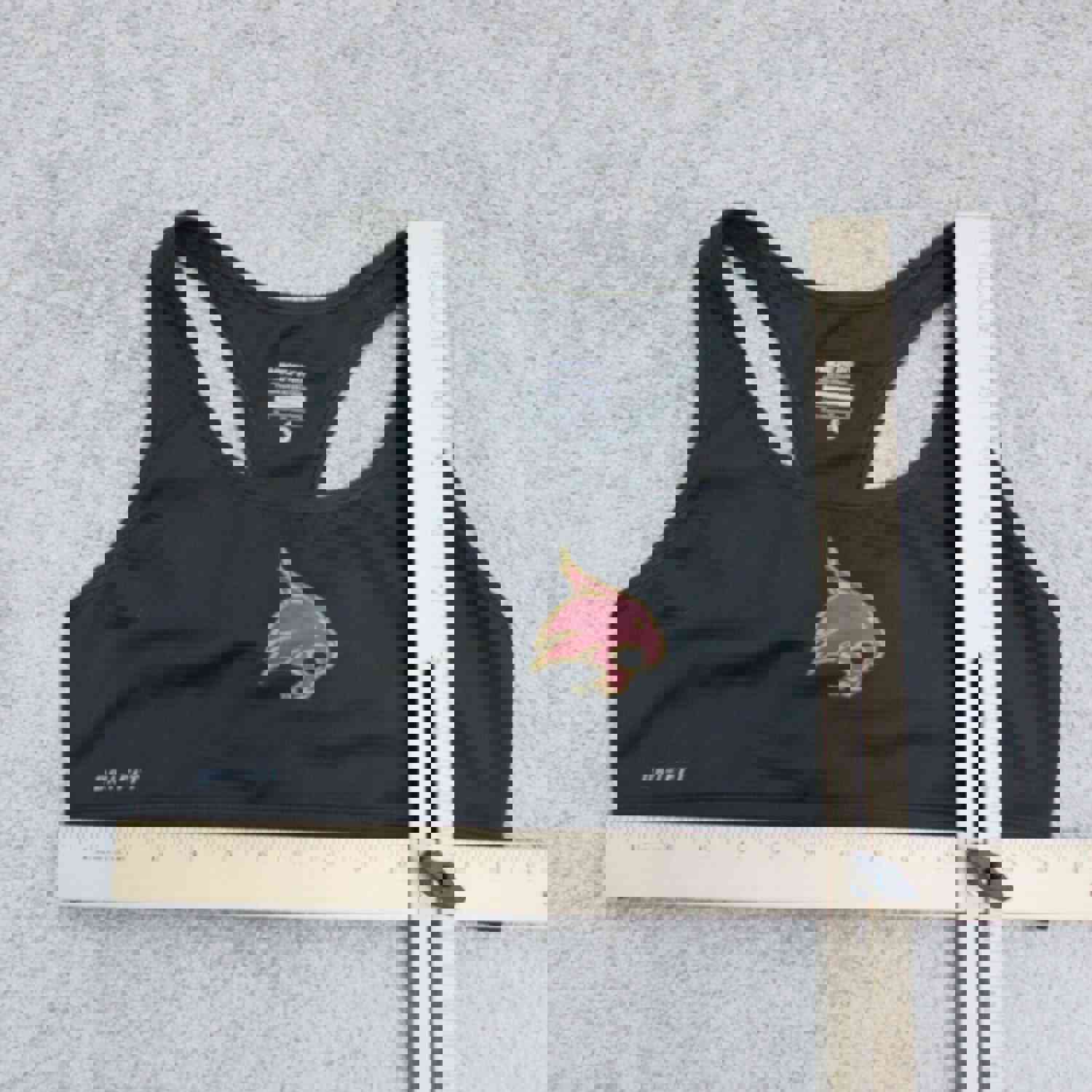 Nike Women's Activewear Sports Bra - Racerback Sleeveless Logo Black (Medium)