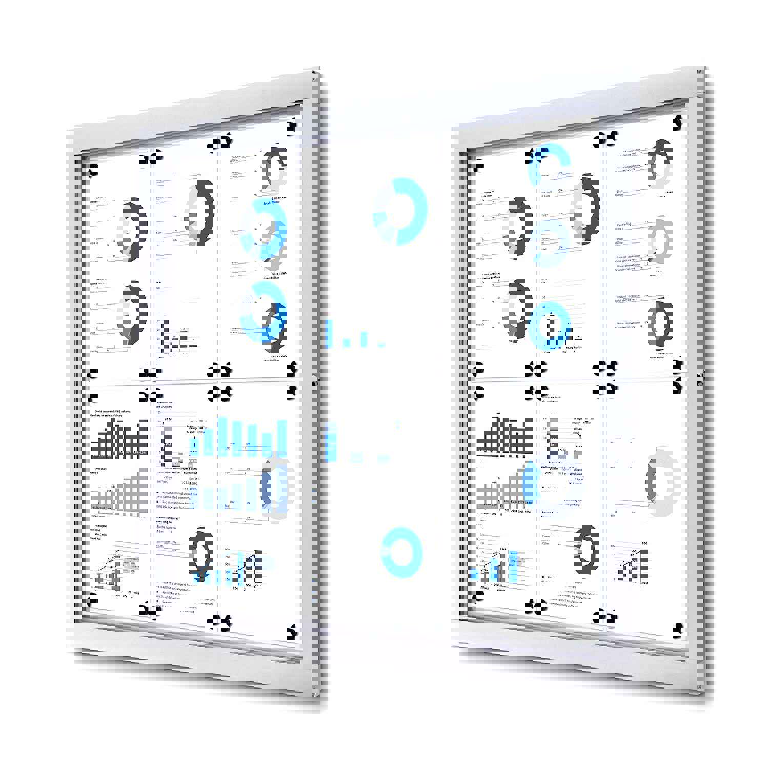 Enclosed Notice Board with Swing Door for Indoor and Outdoor Use