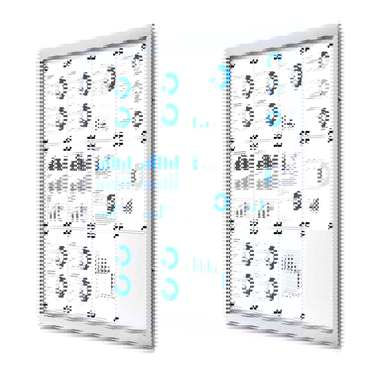 Enclosed Notice Board with Swing Door for Indoor and Outdoor Use