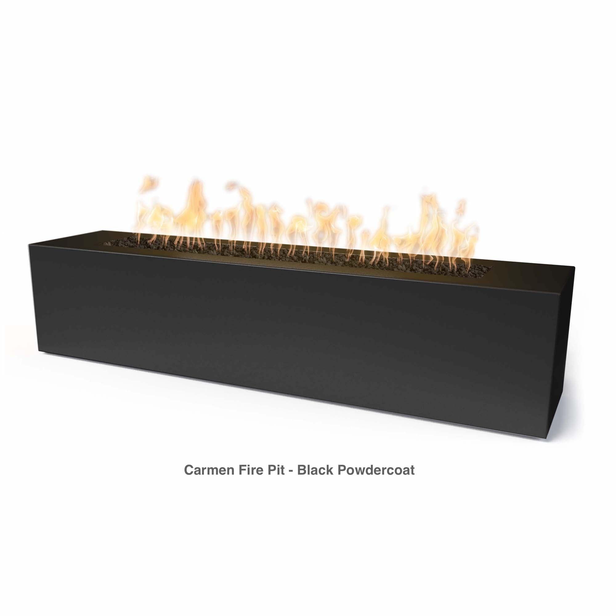 The Outdoor Plus 72 Rectangular Carmen Fire Pit - GRFC & Metal Collection