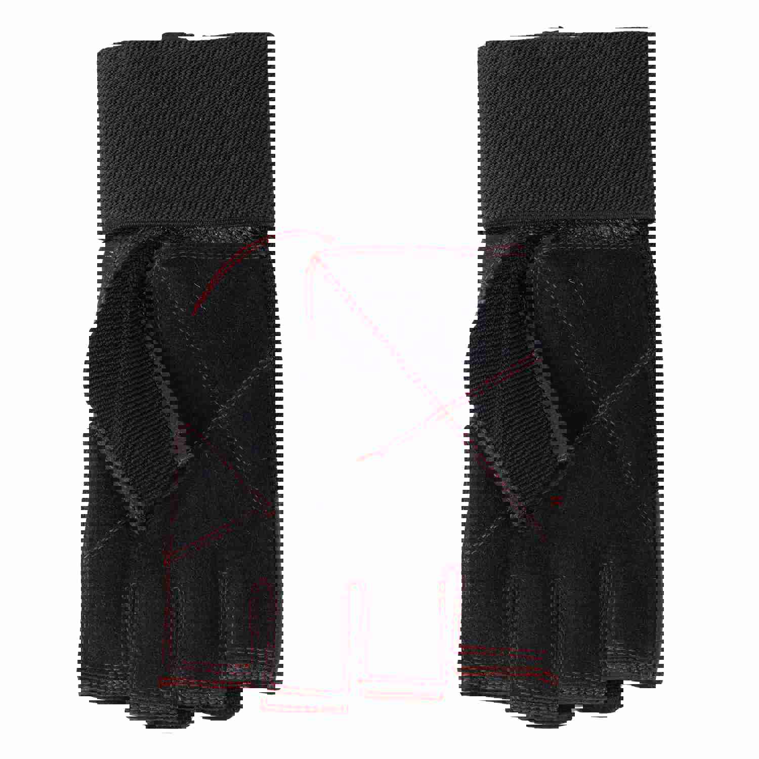 Pro Fitness Gloves with Wrist Support - L/XL - Black/Red