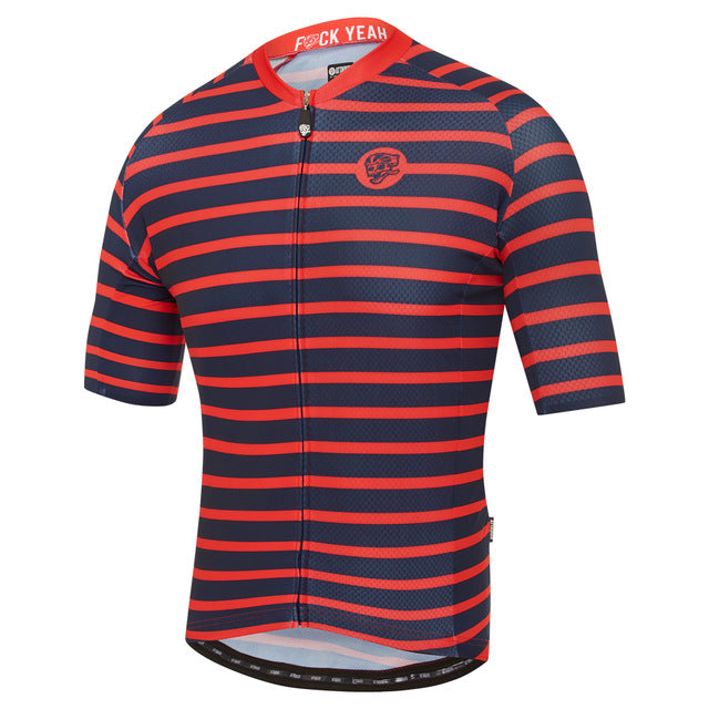 Colorful Cycling Jersey - Breathable Quick-Dry Short Sleeve Bike Shirt for Men